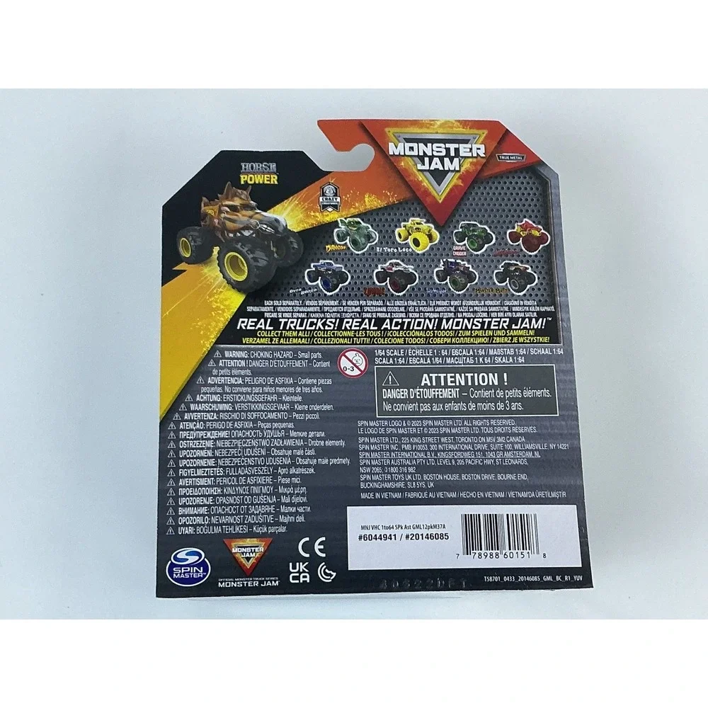 Monster‎ Jam Horse Power Truck Series 37 1/64 Scale Diecast Toy NEW